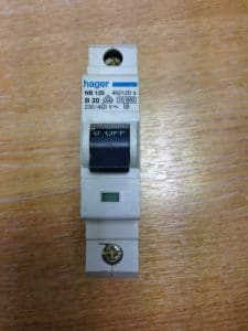 Hager NB120 20 Amp Circuit Breaker