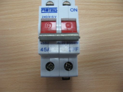 Proteus Double Pole Main Incomer Switch