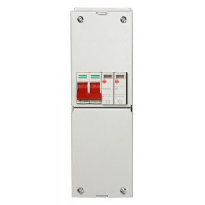WYLEX 100A ISOLATOR AND SURGE ARRESTER TYPE 2 LARGE METAL ENCLOSURE
