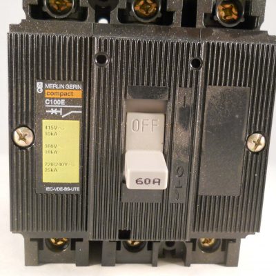 Merlin Gerin MCCB 60Amp Triple Pole