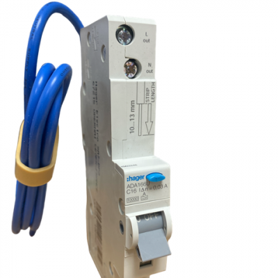 Hager RCBO ADC116U New