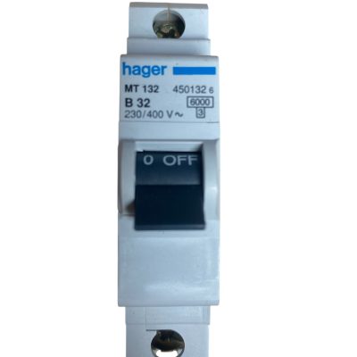 Hager MCB 32 Amp MT132